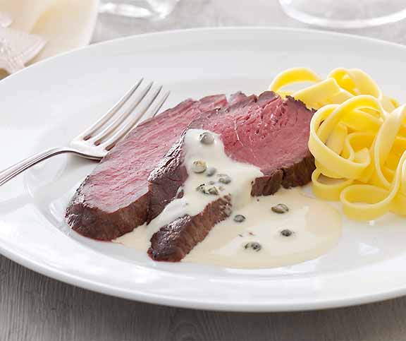 Rindshuft mit Pfeffersauce by Betty Bossi